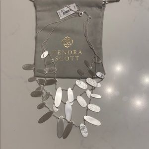 Kendra Scott Nettie Silver layered necklace NWT